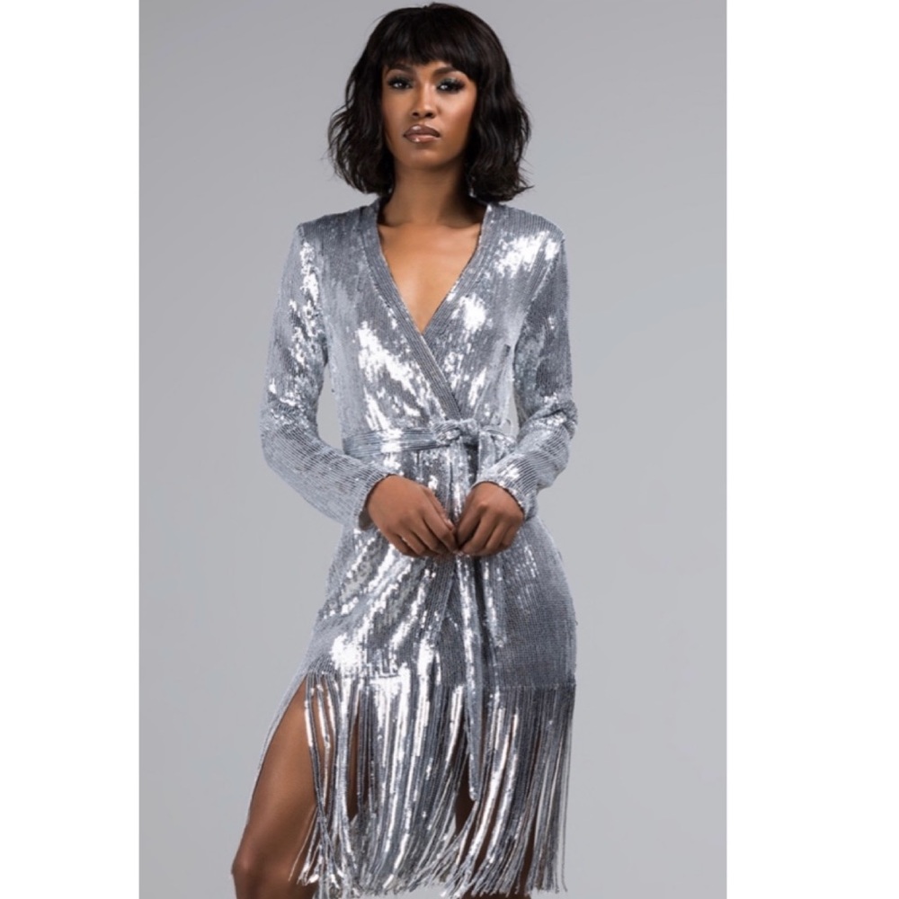 Akira Sequin Cardigan Jacket